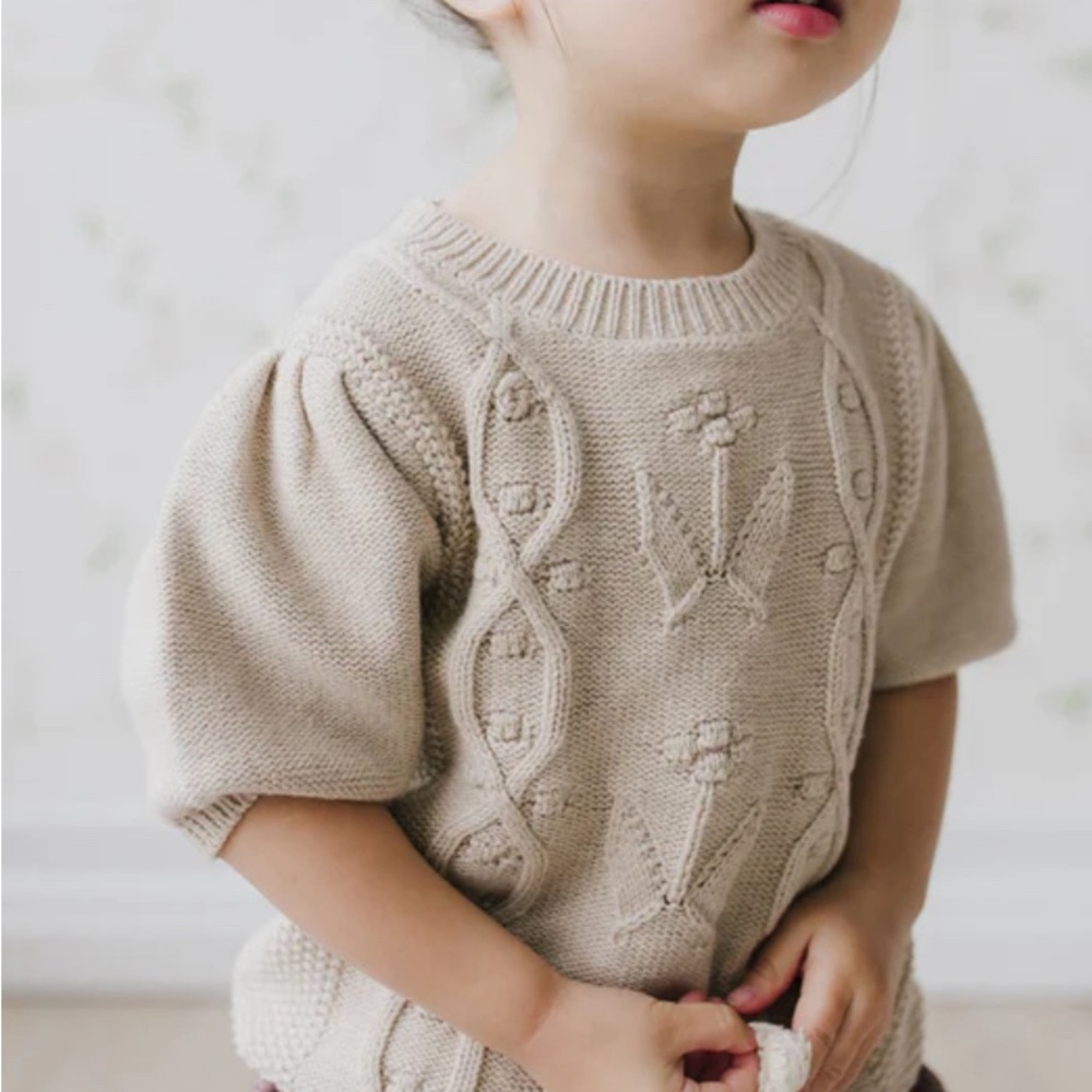 Jamie Kay Vivienne Sweater in Mouse Marle Sz 3